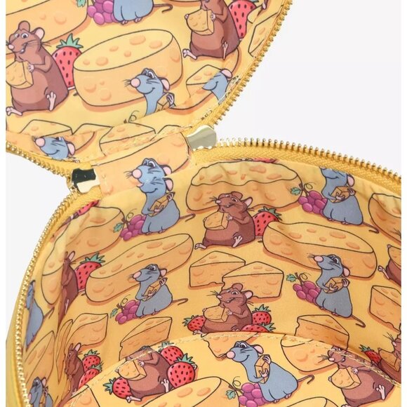 Loungefly Disney Pixar Ratatouille Remy Cheese Strawberry Scented Crossbody Bag - Picture 13 of 14
